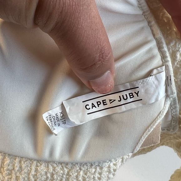 CAPE JUBY | White crochet bikini top | Size XS/TP | GREAT CONDITION - Picture 5 of 6